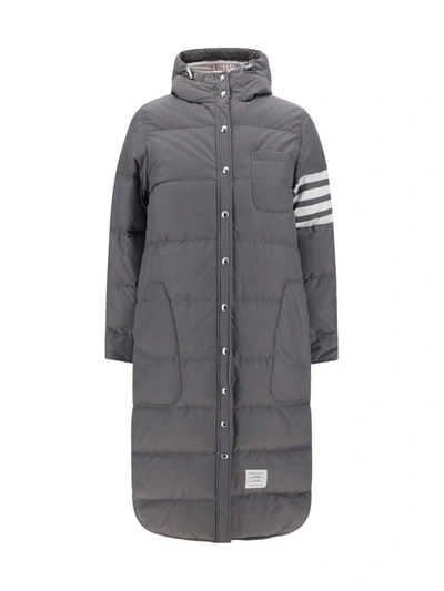 Thom Browne Oversized Down Jacket In Med Grey