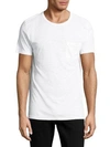 ZADIG & VOLTAIRE MEN'S STOCKHOLM COTTON TEE,0400094423154