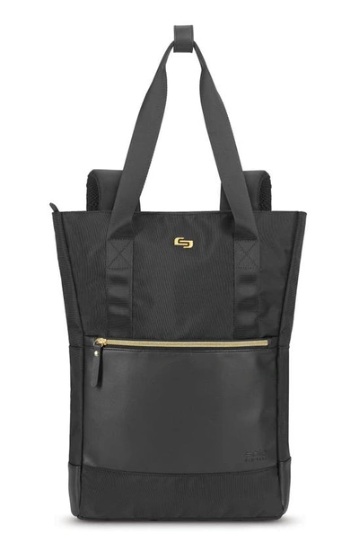 Solo New York Triumph Parker Hybrid Backpack Tote In Black