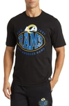 Hugo Boss Nfl Los Angeles Rams Cotton Blend Graphic Tee In Los Angeles Rams Black