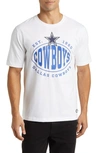 Hugo Boss Boss X Nfl Stretch Cotton Graphic T-shirt In Dallas Cowboys White