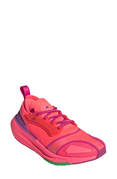 Adidas By Stella Mccartney Ultraboost 23 Colorblock Trainer Sneakers In Turbo/magenta/shock Purple