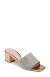 Jewel Badgley Mischka Harlyn Slide Sandal In Rose Gold