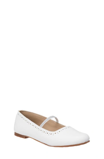 Elephantito Kids' Sasha Ballet Flat In White
