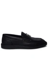 DOLCE & GABBANA DOLCE & GABBANA MAN DOLCE & GABBANA BLACK LEATHER LOAFERS