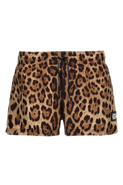 Dolce & Gabbana Animal Print Swimsuit Beachwear Multicolor