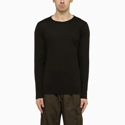 Dries Van Noten Habbot Long Sleeve T-shirt Black Men In Multicolor