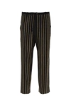 DRIES VAN NOTEN DRIES VAN NOTEN MAN BLACK VISCOSE BLEND PANT