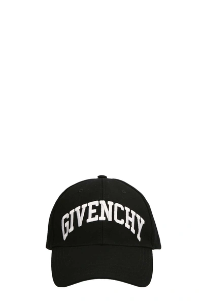 Givenchy Black Logo-embroidered Cotton Baseball Cap