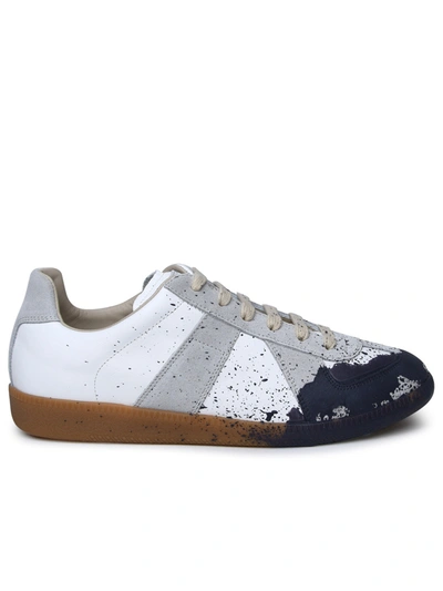 MAISON MARGIELA MAISON MARGIELA MAN MAISON MARGIELA WHITE LEATHER SNEAKERS