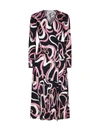 Diane Von Furstenberg Anika Printed Crepe Midi Wrap Dress In Celebration