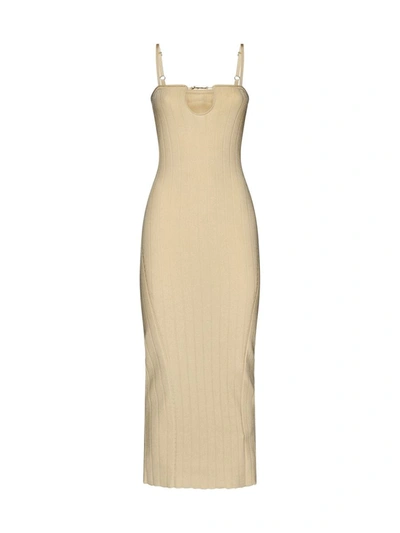 Jacquemus Dress In Light Ivory