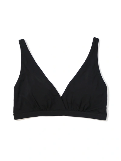 Hanky Panky Plunge Swim Top In Black