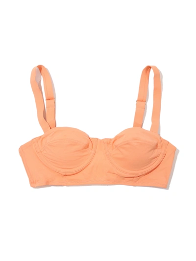 Hanky Panky Balconette Bikini Swimsuit Top In Orange