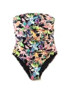 Hanky Panky Bandeau One Piece Swimsuit In Multicolor