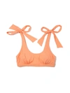 Hanky Panky Scoop Neck Swim Top In Orange