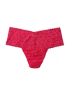 Hanky Panky Plus Size Retro Lace Thong In Red