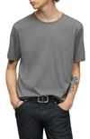 John Varvatos Sabine Regular Fit Pima Cotton T-shirt In Seal Grey