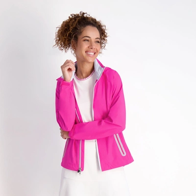 Zero Restriction Hooded Olivia Jacket In Knockout