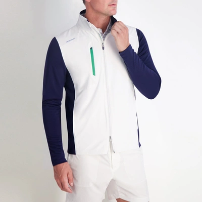 Zero Restriction Z710 Full Zip Jacket In White/navy