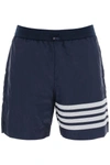 THOM BROWNE 4 BAR SHORTS IN ULTRA LIGHT RIPSTOP