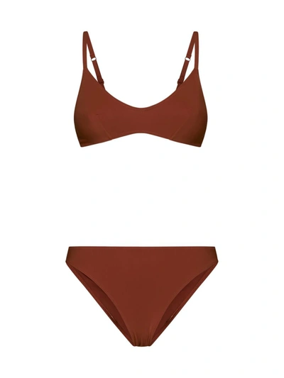 Lido Swimwear In Terracotta