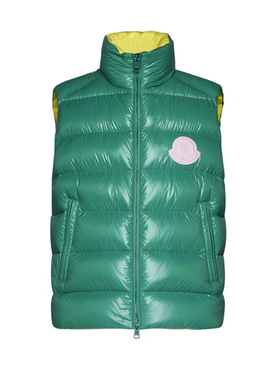Moncler Coats In Green