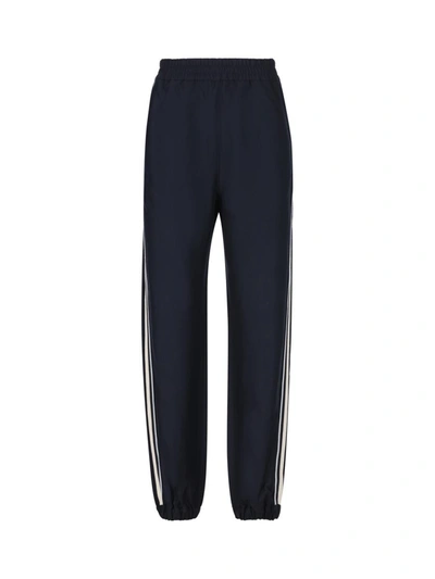 Moncler Trousers In Blue