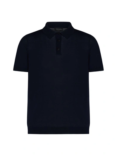 Roberto Collina T-shirts And Polos In Blue