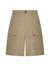 Studio Nicholson Tiller Cotton-blend Shorts In Sand