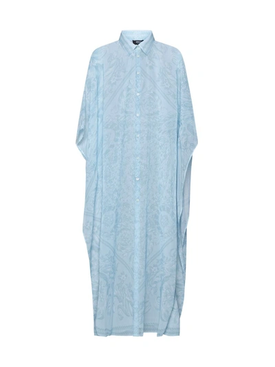 Versace Dress In Pale Blue