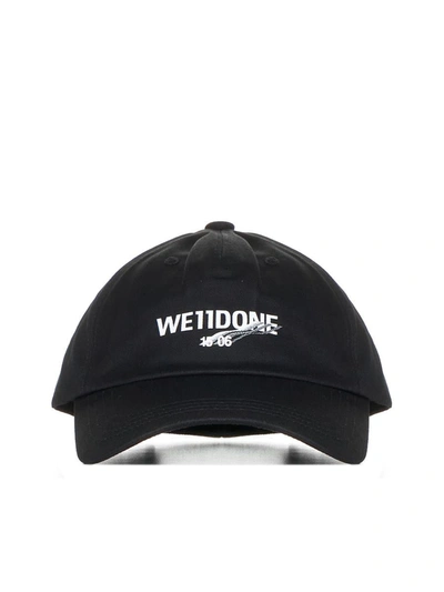 We11 Done Hat In Black