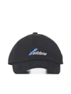 We11 Done Logo Embroidered Baseball Cap In Black