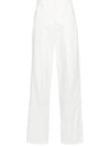 Isabel Marant Staya Wide-leg Pants In White