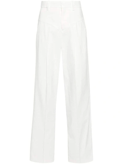 Isabel Marant Staya Hemp Blend Pants In White