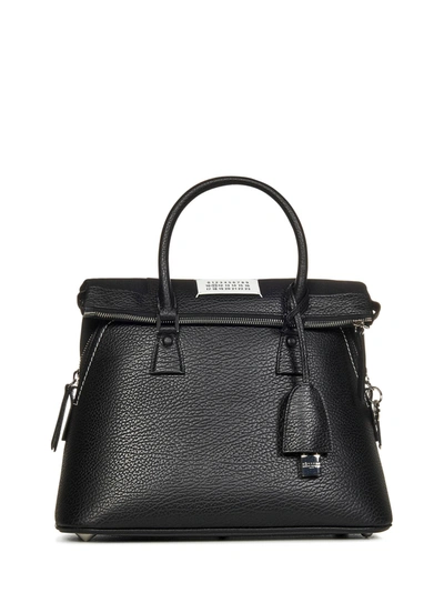 Maison Margiela Borsa A Spalla 5ac Classique Midi  In Nero