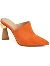 Alfani Junnee Womens Padded Insole Pointed Toe Mules In Multi