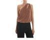 KRISA TIE ONE-SHOULDER TANK IN COPPER