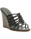 Schutz Octavia Wedge Sandal In Black