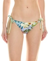 PQ SWIM RUCHED TIE FULL BIKINI BOTTOM