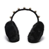 Lele Sadoughi Pearl Starburst Earmuffs In Black