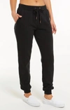Z SUPPLY AMBRE SPECKLED PANTS IN BLACK