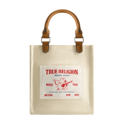 True Religion North-south Buddha Pocket Tote In White