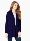 Jones New York Open Front Cardigan In Blue