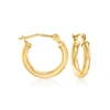 Rs Pure By Ross-simons 14kt Yellow Gold 2mm Small Hoop Earrings In Yellow