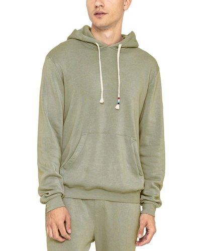 Sol Angeles Essential Waves Pullover Hoodie In Green