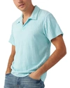 SOL ANGELES RIVIERA TERRY POLO SHIRT