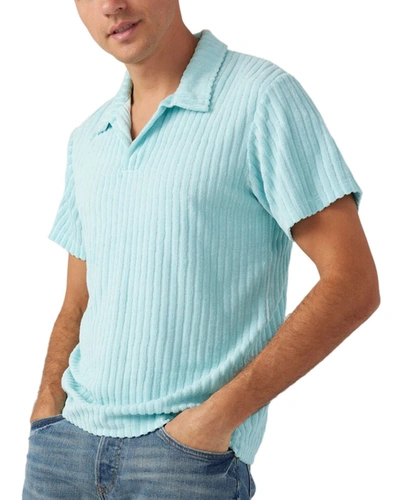 Sol Angeles Riviera Terry Polo Shirt In Multi
