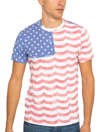 Sol Angeles Americana Flag Crew T-shirt In Multi