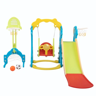 Simplie Fun 5 In 1 Slide And Swing Playing Set